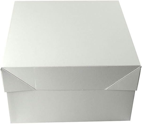White Cake Box 12" x 12" x 6" Deep