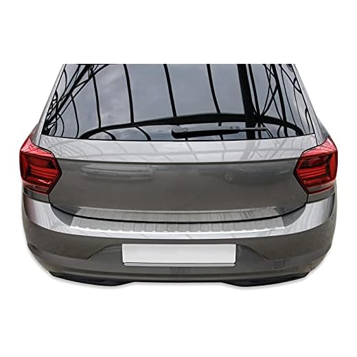 Ladekantenschutz Edelstahl MATT kompatibel für VW POLO VI | Typ AW | BJ ab BJ 2018 | premium Qualität von RECAMBO