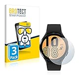 [Höchste Transparenz] Durch die hohe Transparenz dieser klaren Panzerfolie bleiben die Bildschirminhalte Deines Displays gestochen scharf, kompatibel mit Samsung Galaxy Watch 4 (44mm)