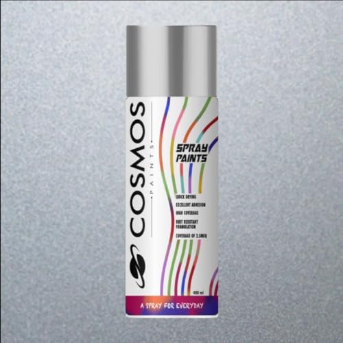 Image of Cosmos Paints 36 Silver Metallic Finish Spray Paint 200ml