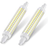 DiCUNO R7s LED 118mm, lámpara LED R7s 10W, Blanco Frío 6000K, 1300LM, equivalente halógeno de 125W, lámparas de lectura, no regulable, 230V, 2 Piezas