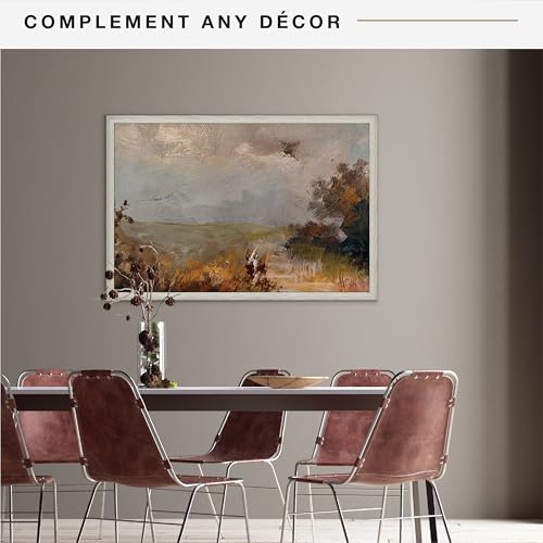 MCS Studio Gallery 24x36 Poster Frame Gray Woodgrain, Vertical & Horizontal Wall Hanging Large Picture Frame for Photos, Posters & Art Prints (1-Pack)