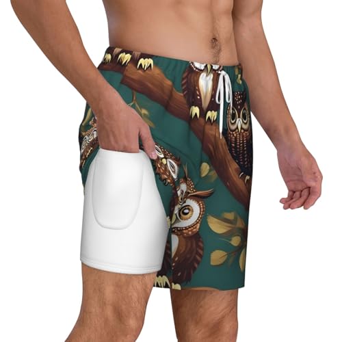 Bañador para hombre ligero y transpirable con estampado Magic Owel 6