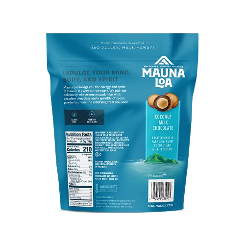 Mauna Loa Premium Hawaiian Roasted Macadamia Nuts, Milk Chocolate Coconut Flavor, Cocoa Dusted, 28 Oz Bag (Pack Of 1) #TOP1