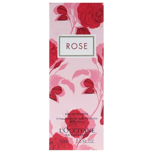 Image of L'Occitane Rose Floral Eau De Toilette Spray For Women,2.5 Fluid Ounces (Pack of 2)