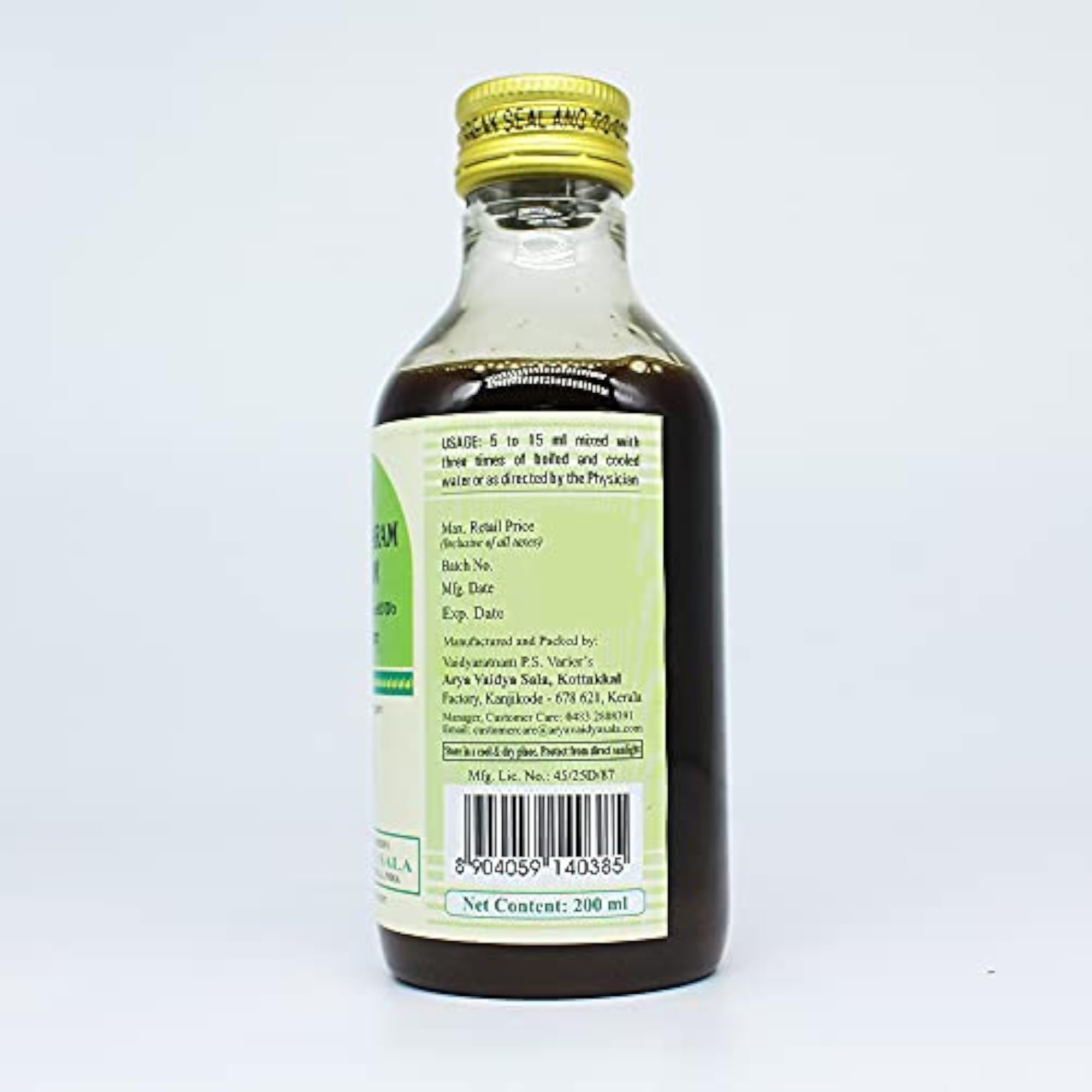 Golden Oldie Herbs Amritotharam Kashayam 200ML, Pack of 3