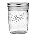 Ball Wide Mouth Pint 16-Ounce Glass Mason Jar with Lids and Bands, 12-Count