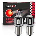 BRISHINE BA9S LED Bulbs Brilliant Red Extremely Bright 5630 Chipsets 53 57 293 BA9 64111 1891 1895 T4W LED Bulbs for Car Interior Dome Map Door Courtesy License Plate Lights (Pack of 2)