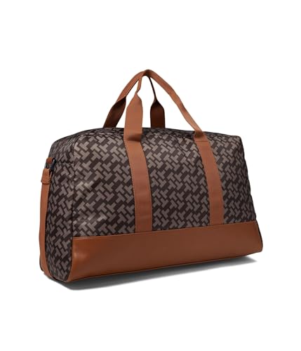 Tommy Hilfiger Kayna II Convertible Weekender TH Bias Smooth Nylon Dark Chocolate Tonal One Size2