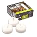 Produktbild Candelo 27er Set Eco Refill Kerzen Ambiente - plastikfreie Teelichter Weiß - Wachsrohlinge ohne Hülle zum Nachfüllen - ohne Duft - 4 Std. Brenndauer