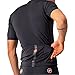 CASTELLI Men's Classifica Jersey, Zip Up Quarter Length Sleeve Jersey for Gravel Biking & Road Cycling - Light Black - Medium