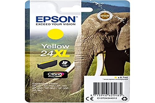 Epson 24XL jaune cartouche XL pour imprimer vos albums photo de famille