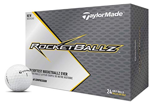 TaylorMade TM19 Rocketballz ddz - Pelota de Golf Unisex (Talla única), Color Blanco