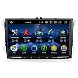 Erisin 8-Core 4GB+64GB Android 16 Autoradio GPS Navigatore per VW Tiguan T5 Golf 6/5 Polo 6R Passat B7 Jetta Seat Skoda 9 pollici Schermo CarPlay Android Auto Bluetooth WiFi 4G DSP DAB+ USB Canbus OPS