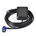 Eightwood GPS Antenna Fakra Blue C Female Right Angle with Extension Cable 9.8FT for MFD2 RNS2 RNS-E