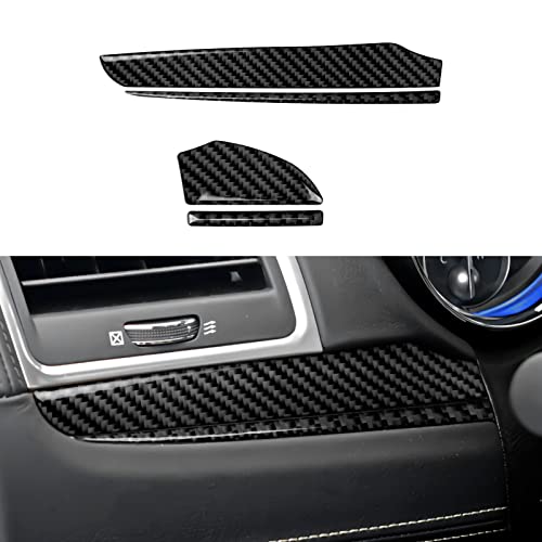 Image of Car Dashboard Cover Decals for 2011-2023 Chrysler 300 / 300C / 300S / Limited /Touring /Base Accessories Carbon Fiber Interior Stickers