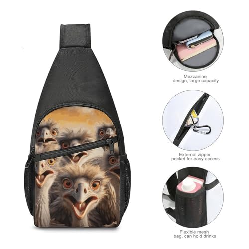 Mochila Pequeña Urbana Crossbody para Mujer y Hombre miniatura 4