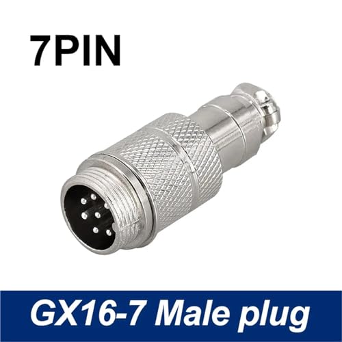 Conector GX16D macho circular de 8 pines con enganche push-pull de 16mm 2