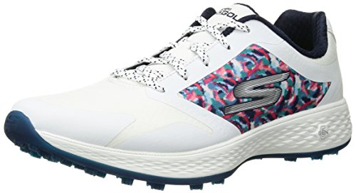 Skechers Performance Women's Go Eagle Major Golf-Shoes,white/navy,9 M US