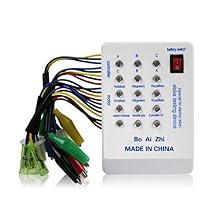 24V/36V/48V/60V/72V Electro Car E-Bike Scooter Brushless Motor Controller Tester for Teste Motor Coil White