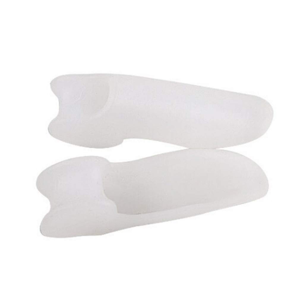 Digital Shoppy Single Hole Small Toe Separator Straightener Bunion Protector, White - 1 Pair-image-44