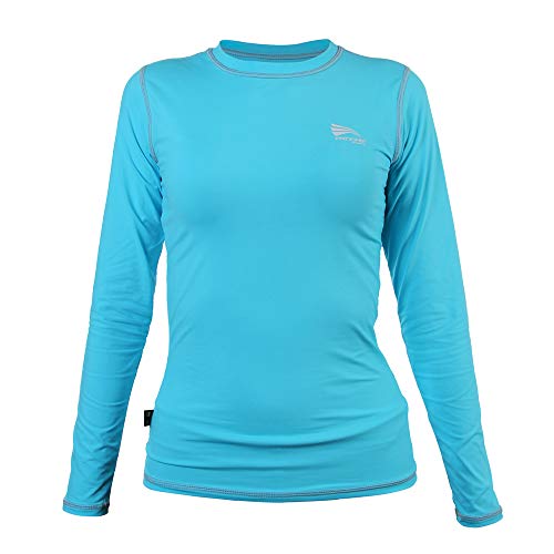 PROGNE SPORTS UV3002 Camisa Termica para Atividades ao Ar Livre, GG, Azul