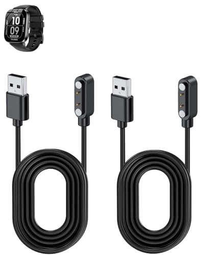Câble de charge ganopterygon G128 : lot de 2 chargeurs USB magnétiques de 0,6 m