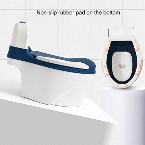 Potty-training toilet, babyjongens en meisjes mini-toiletpotje, gemakkelijk schoon te maken Comfortabel (Color : Blue… - Afbeelding 7