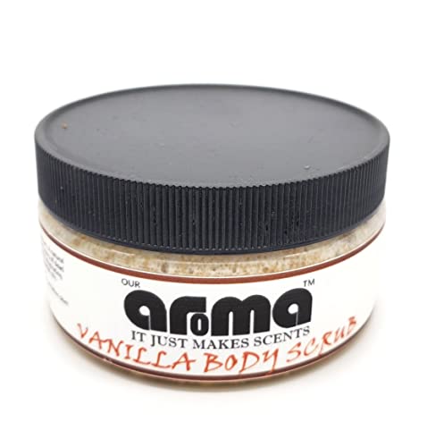 Our Aroma All Natural Vanilla Body Scrub 8 Ounce