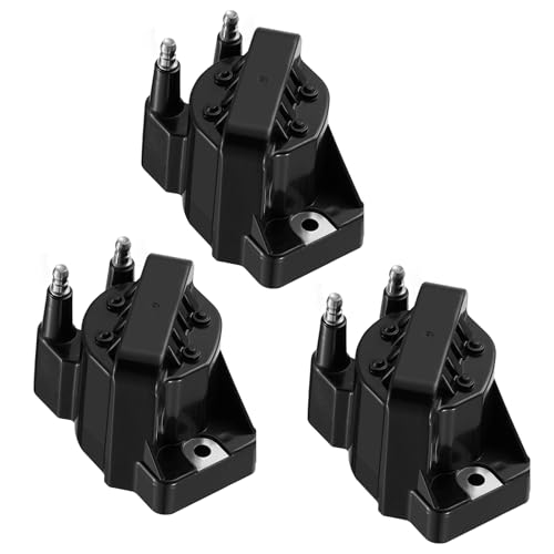 Image of BDFHYK Ignition Coil Packs Compatible with Buick Century Electra LaCrosse,Compatible with Cadillac Allante,Camaro Corvette Impala Malibu Monte Carlo S10 Venture, Coil for 5C1058 C849 D555 Set of 3