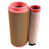IEQFUE Inner Outer Air Filter Kit 6910726 6910725 Compatible with Bobcat V518 V638 V723 VR518