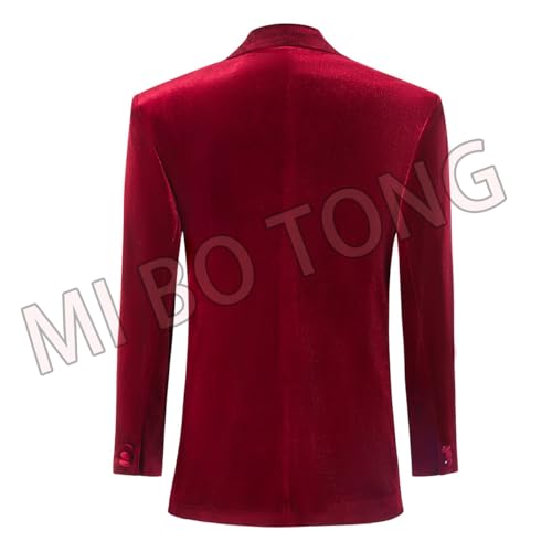 Mi Bo Tong Velvet Suit Women 3 Piece Office Work Business Suit Office Lady Blazer&Pants&Vest Wedding Party Suit3