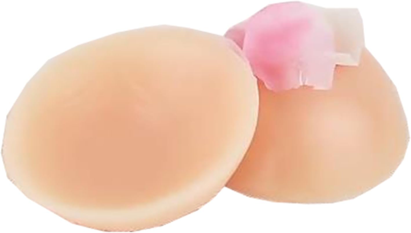 TUBETOP Crossdressing Fake Breasts Silicone Breast Pad Breast Fake Boob Bra Simulation Bra Padding Bust Enhancer Flesh-D