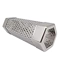 IMSurQltyPrise Smoker Smoke Tube Box for Pellets Grill, 304 Stainless Steel BBQ Cold Smoker Generator Tube, 2.5 Hours of Billowing Hot or Cold Smoking - 6" Hexagon