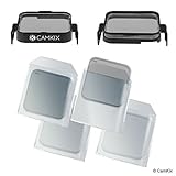 CamKix Cinematic Filter Pack Compatible with GoPro HERO5 / HERO4 Session, Clicks onto The Frame, 4 Neutral Density Filters (ND2/ND4/ND8/ND16). Perfect for Aerial Footage