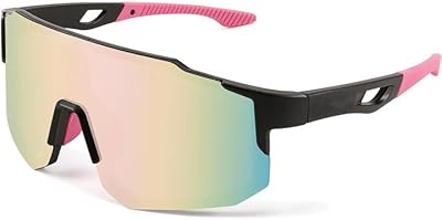 Gafas de ciclismo, gafas de ciclismo de carretera para hombre y mujer - Protección UV400, gafas de sol para ciclismo, motociclismo, running, esquí, béisbol, pesca y vóley playa