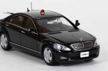ヒコセブン RAI&#39;S 1/43 メルセデスベンツ S600 long V221 2008 警察本部警備部要人警護車両 1灯仕様 完成品 H7430811b.jpg