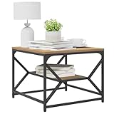 【Vielseitige Nutzung】 Ideal für den Innenbereich, besonders Wohnzimmer, fügt sich dieser Tisch problemlos in unterschiedlichste Einrichtungsstile ein. Ob du Gäste bewirtet oder einen ruhigen Morgen mit Kaffee verbringen magst, er ist der perfekte Ort für all deine kleinen Freuden. Zudem passt er gut zu Lese- und Technikartikeln.