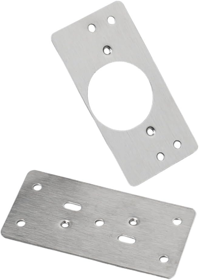 Steel Cabinet Hinge Repair Kit – Side & Cup Mounting Bracket Cabinet Door Hinges, Includes 12 Screws per (1/2/4/10 pcs)(10pcs)