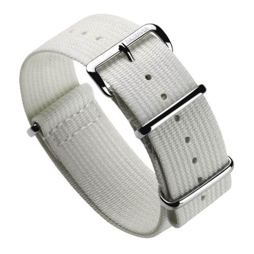Bracelet montre militaire HydraRib nylon 20mm imperméable boucles acier