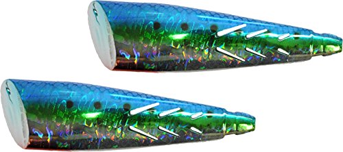 Brad's Killer Fishing Gear TPMCP-10 Super Bait Cut Plug and Mini Cut Plug Double Pack Sardine Fly Fishing Boxes & Storage, 3-inch - two pack