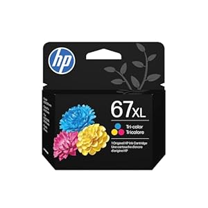 HP 67XL Tri-Color High-Yield Ink Ca...