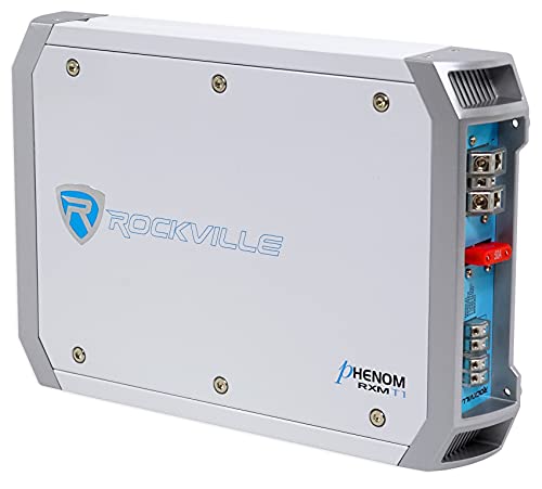Rockville Rghr2 Marine Bluetooth Receiver+Remote+8" Wakeboards+2-Ch Amp+Wire Kit #TOP1