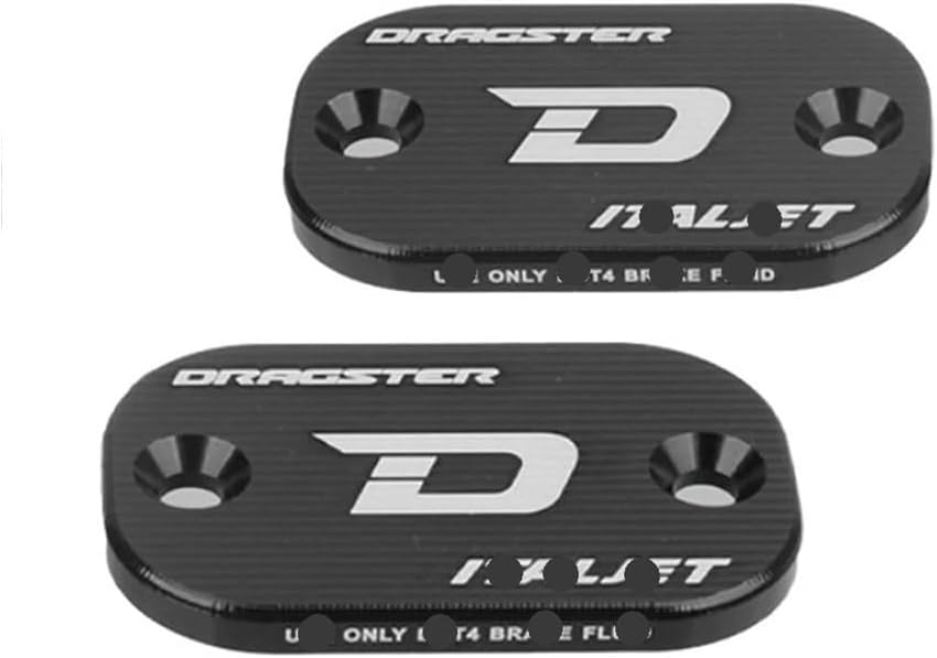 Fluid Reservoir Cap Motorcycle CNC Front Brake Fluid Reservoir Oil Cup Cap Master Cylinder Cover for Italjet Dragster 200 200