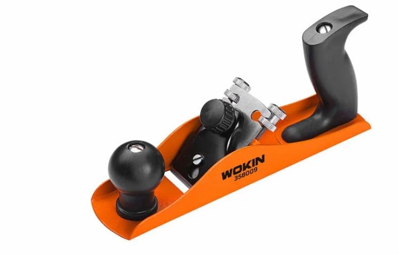 TOOLSTEK WOKIN Manual Adjustable Wood Smoothing Planer DIY Hand Tool Suitable for Carpenter Woodworking, Trimming, Surface Smoothing Wood Craft Tools to Perform Large-Scale Carpentry Work