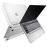 MS factory MacBook Pro 13 2019 2018 用 ケース カバー ＋ 日本語 キーボードカバー マックブックプロ 13インチ ハードケース タッチバー 搭載 Pro13 A2159 A1989 A1706 2017 2016 全12色 マット加工 クリアホワイト 半透明 RMC series RMC-SETP13T-MCL
