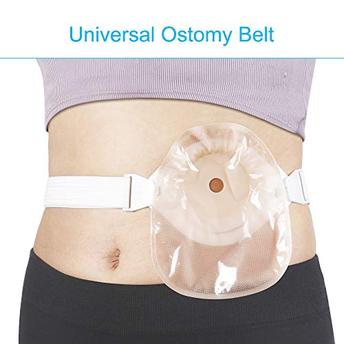 Reaqer Medical Ostomy Hernia Belt Adjustable Stoma Support For Post-Operative Care After Colostomy Ileostomy Surgery Fits 27.5" - 46.5" #TOP1