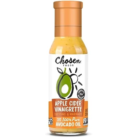 Chosen Foods Avocado Oil-Based Apple Cider Vinaigrette Salad Dressing and Marinade Cover