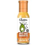 Chosen Foods Avocado Oil-Based Apple Cider Vinaigrette Salad Dressing and Marinade, Keto Diet Friendly, Gluten & Dairy Free, Low-Carb Sauce (8 oz)
