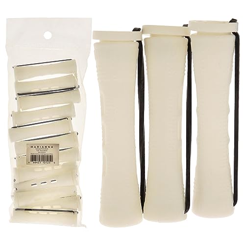 Concave Perm Rods Short - White by Marianna for Women - 1.11 cm Hair Rods